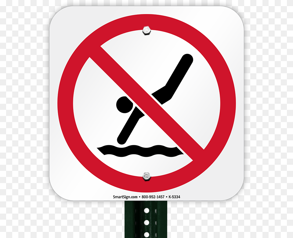 No Diving Allowed, Sign, Symbol, Road Sign Free Png