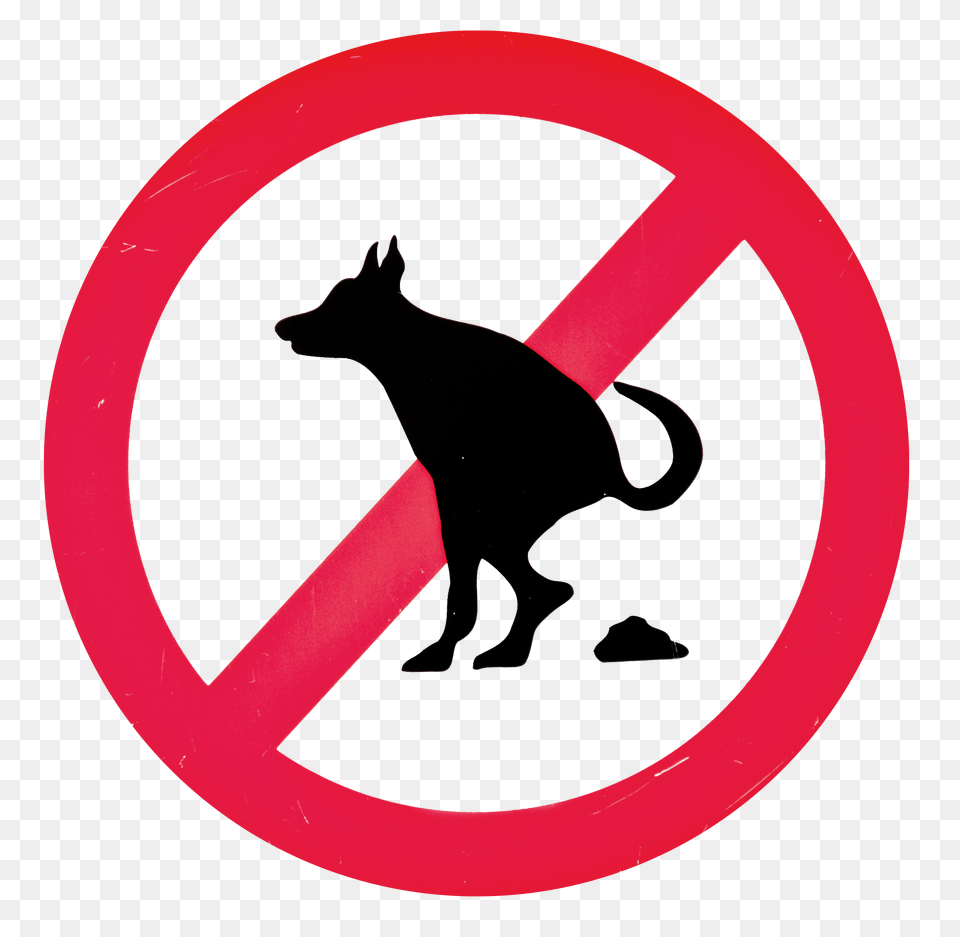 No Dog Poop Sign, Symbol, Road Sign, Animal, Canine Png Image