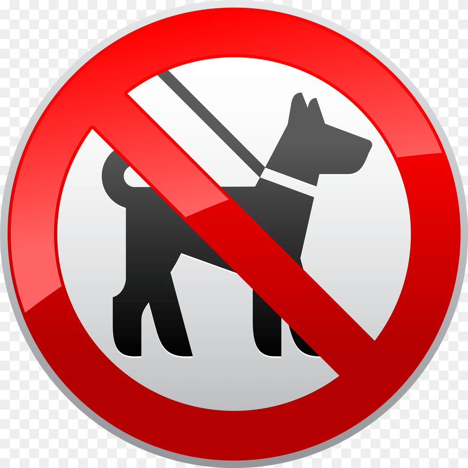 No Dogs Sign Prohibition Clipart Hunde Mssen Drauen Bleiben, Symbol, Road Sign Png