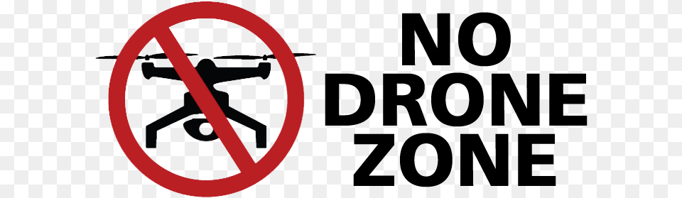 No Drone Zone, Sign, Symbol, Firearm, Weapon Png Image