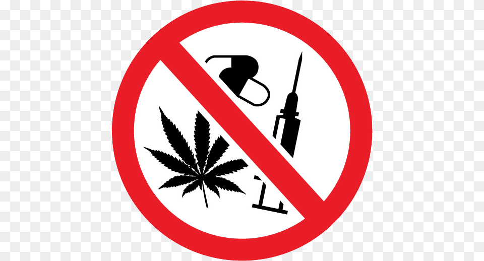 No Drugs, Sign, Symbol, Road Sign Free Png