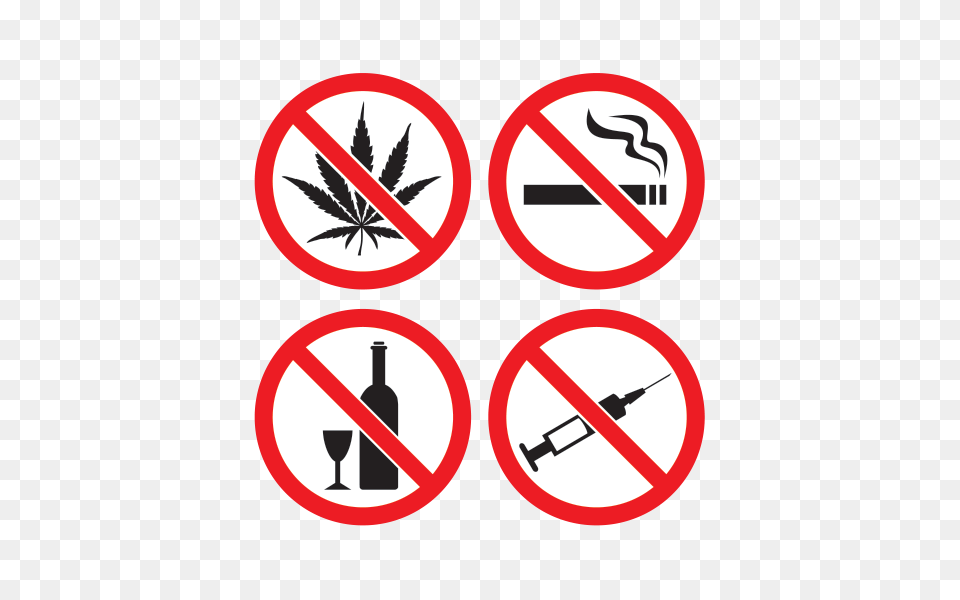 No Drugs, Sign, Symbol, Road Sign, Dynamite Free Transparent Png