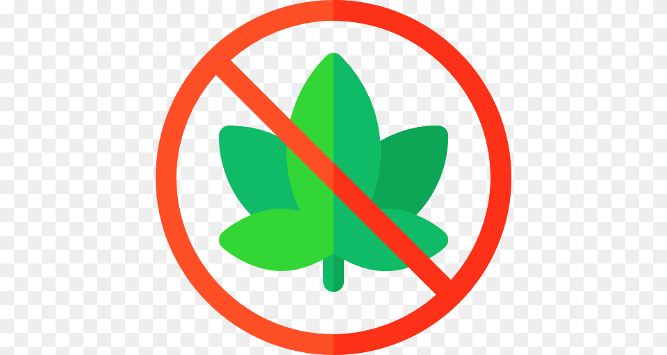 No Drugs, Leaf, Plant, Sign, Symbol Free Png Download