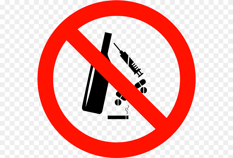 No Drugs, Sign, Symbol, Electronics, Phone Png Image