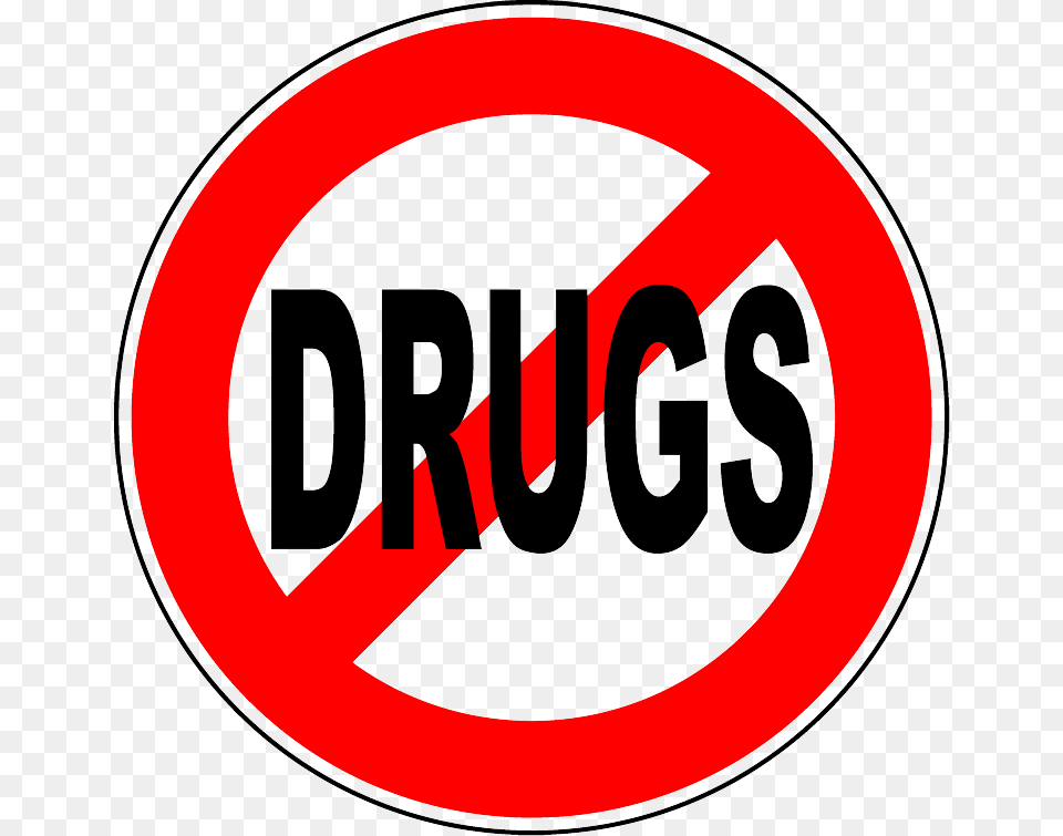 No Drugs, Sign, Symbol, Road Sign Free Png Download