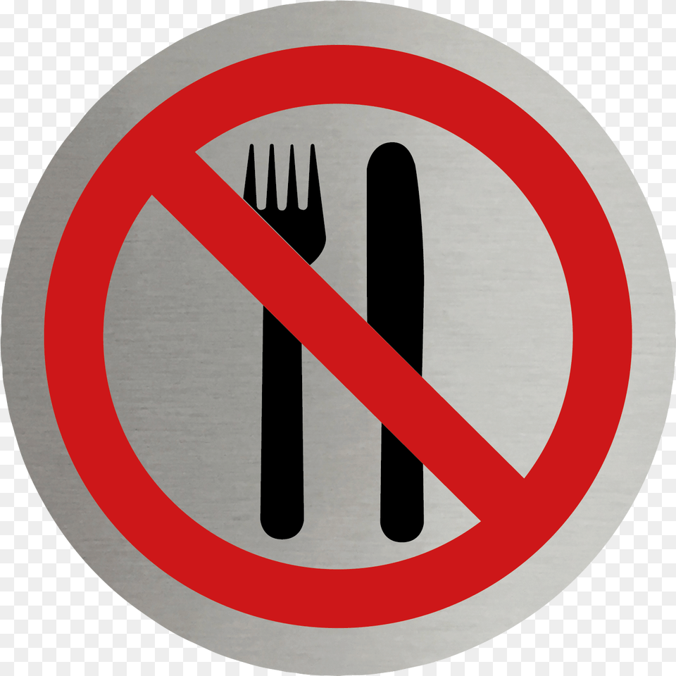 No Eating In The Kitchen, Cutlery, Fork, Sign, Symbol Free Png