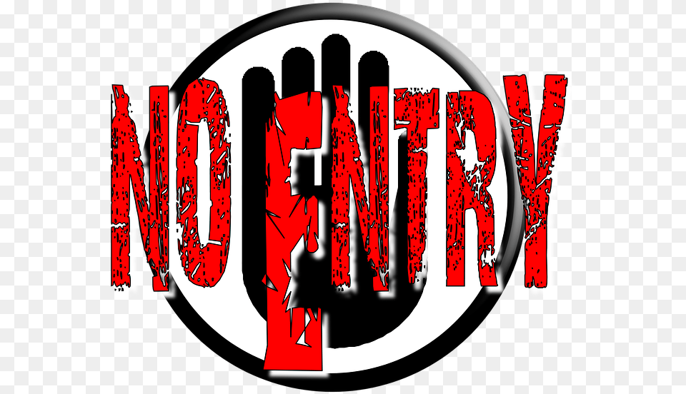 No Entry, Adult, Male, Man, Person Free Png Download