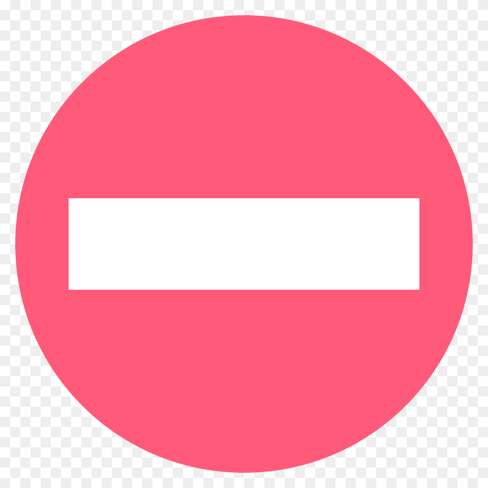 No Entry Emoji Clipart, Sphere, Oval Png