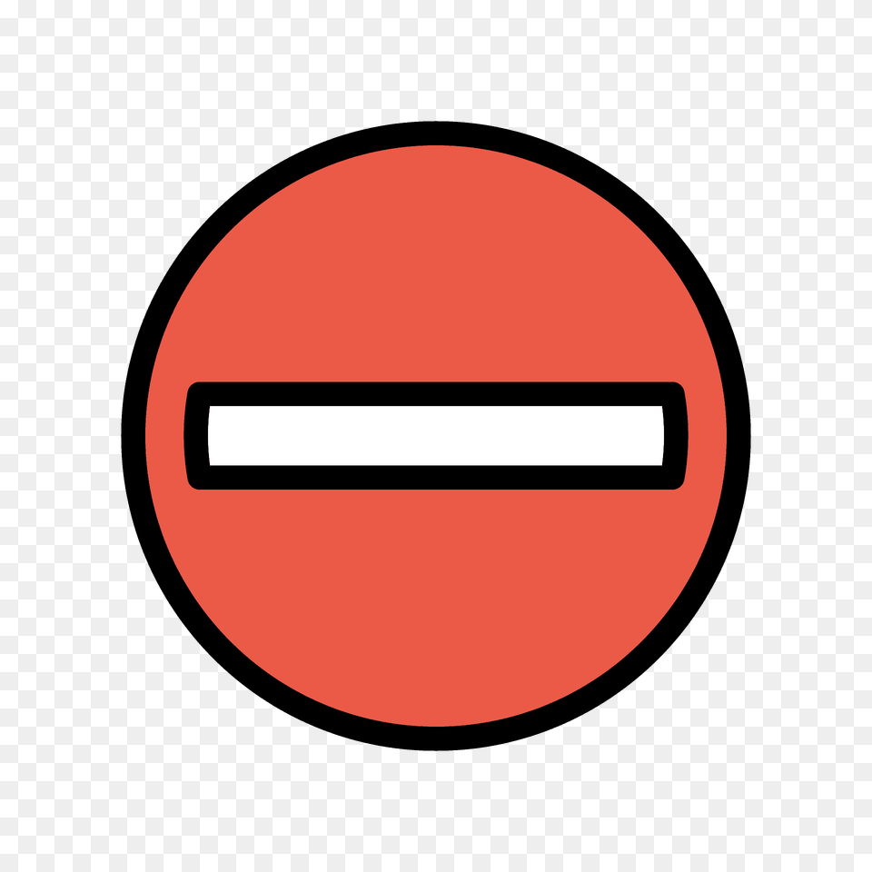 No Entry Emoji Clipart, Sign, Symbol, Road Sign Free Transparent Png