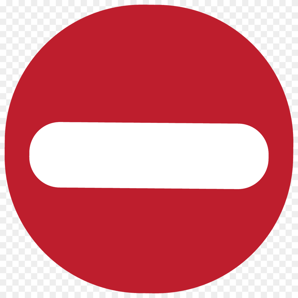No Entry Emoji Clipart, Sign, Symbol, Road Sign, Disk Free Png