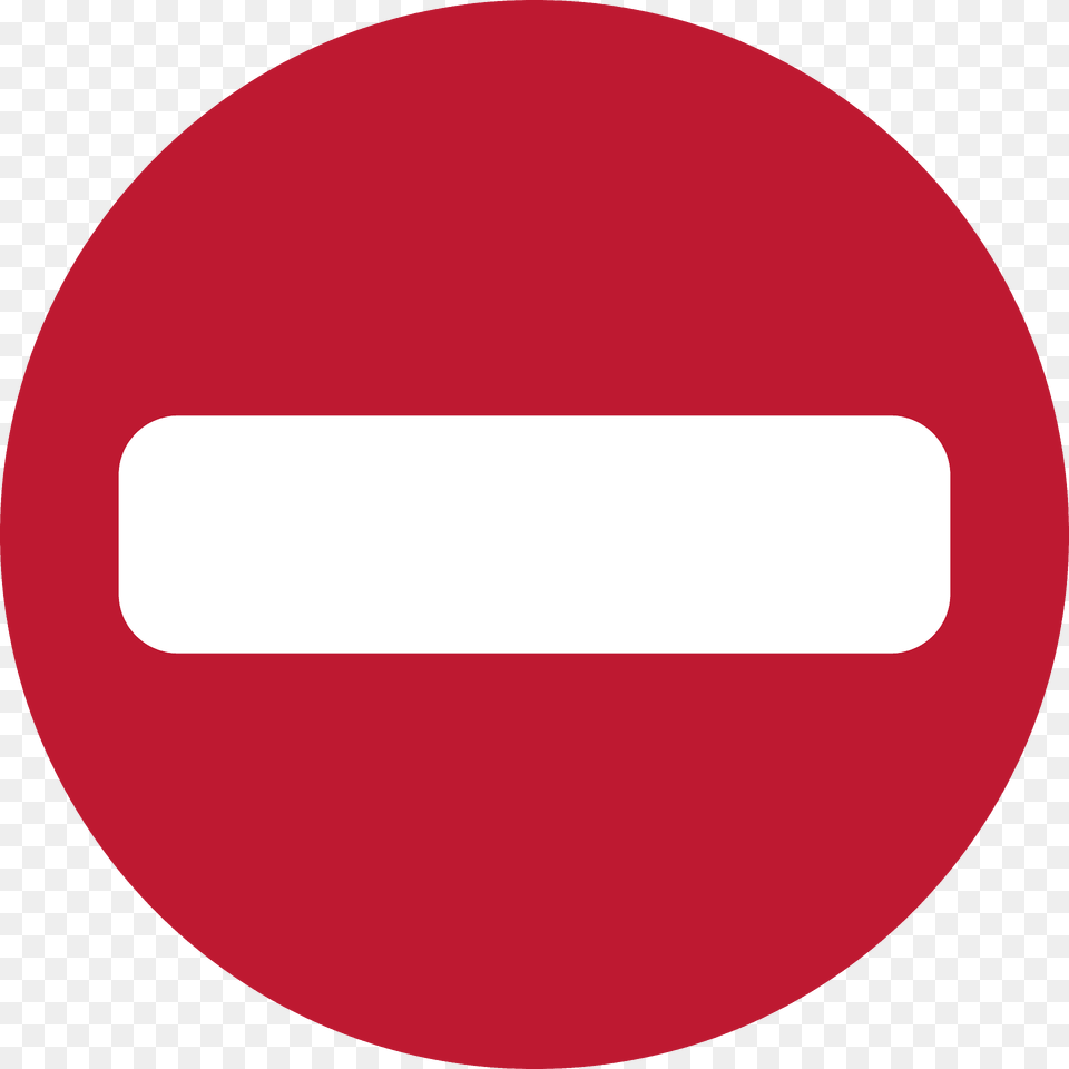 No Entry Emoji Clipart, Sign, Symbol, Road Sign, Disk Free Transparent Png