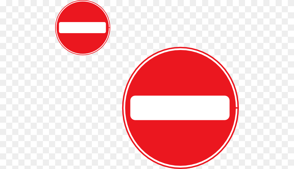 No Entry Sign Clear Background, Symbol, Road Sign Free Transparent Png