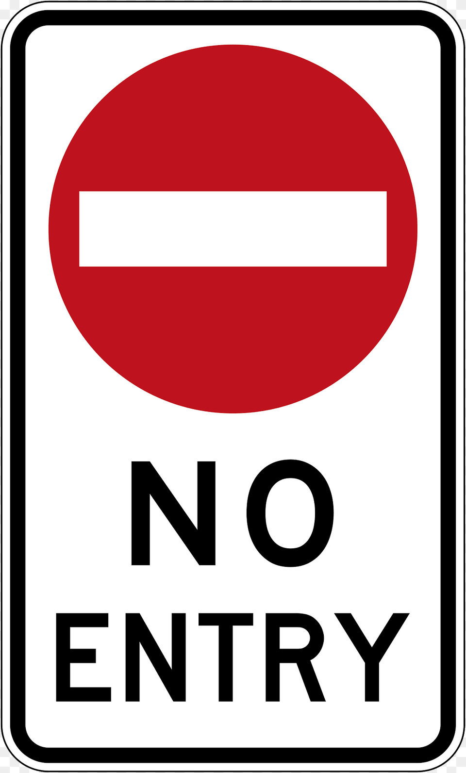No Entry Sign In Australia Clipart, Symbol, Road Sign, Mailbox Png