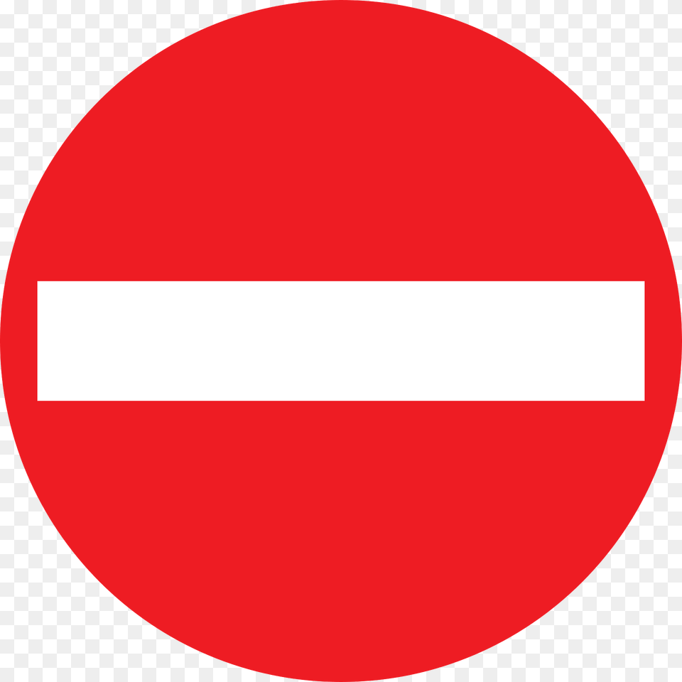 No Entry Sign In Austria Clipart, Symbol, Road Sign Png Image