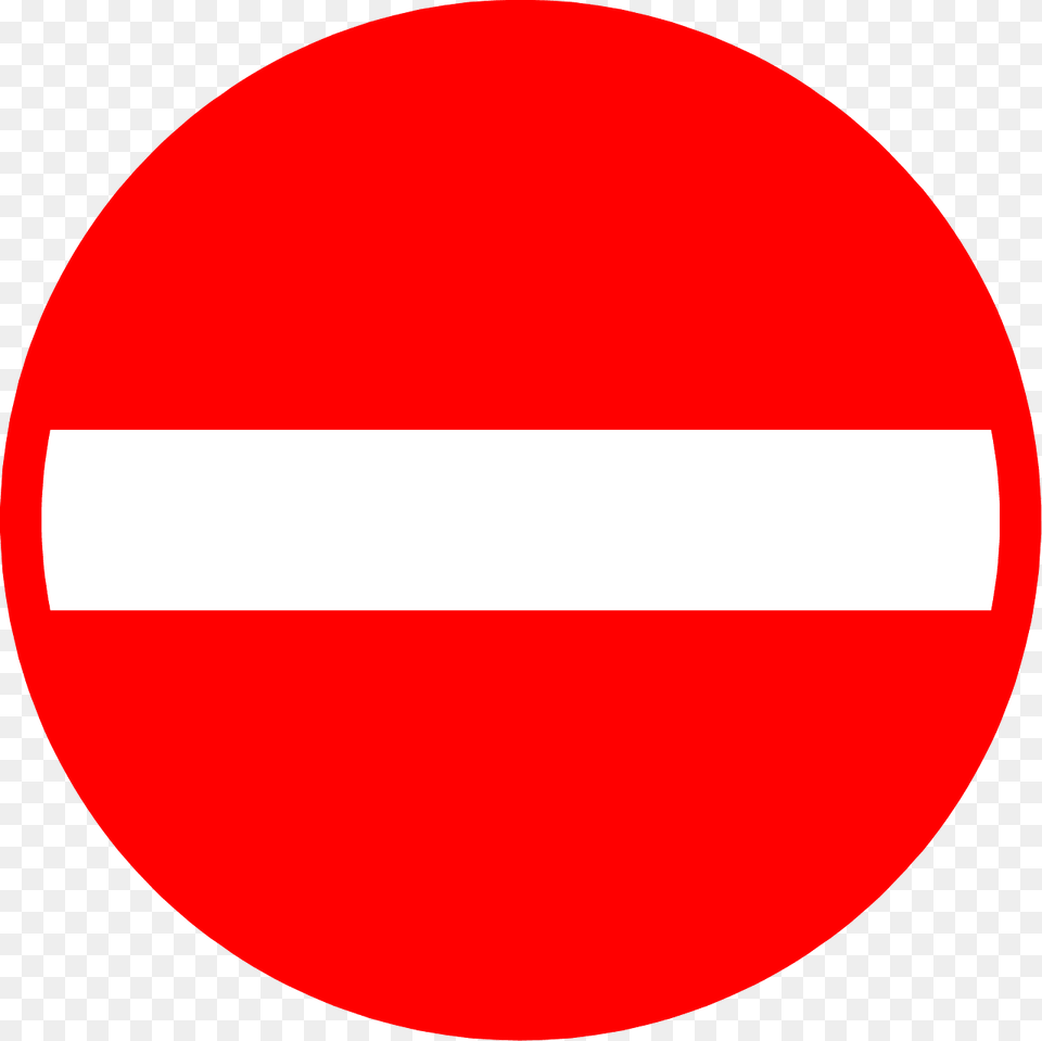 No Entry Sign In Belgium Clipart, Symbol, Road Sign Free Png