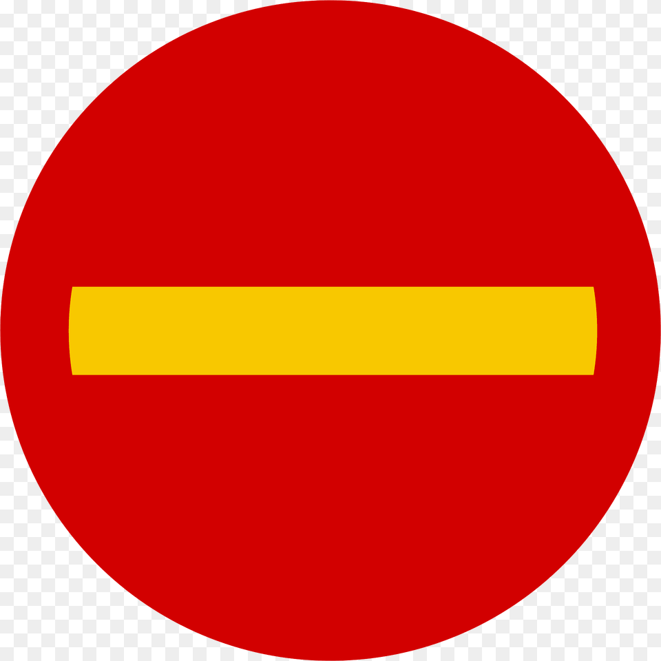 No Entry Sign In Iceland Clipart, Symbol, Road Sign Free Transparent Png