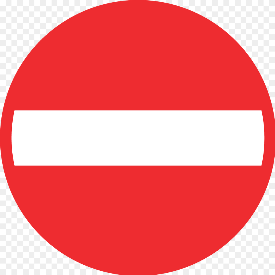 No Entry Sign In Switzerland Clipart, Symbol, Road Sign, Disk Free Transparent Png