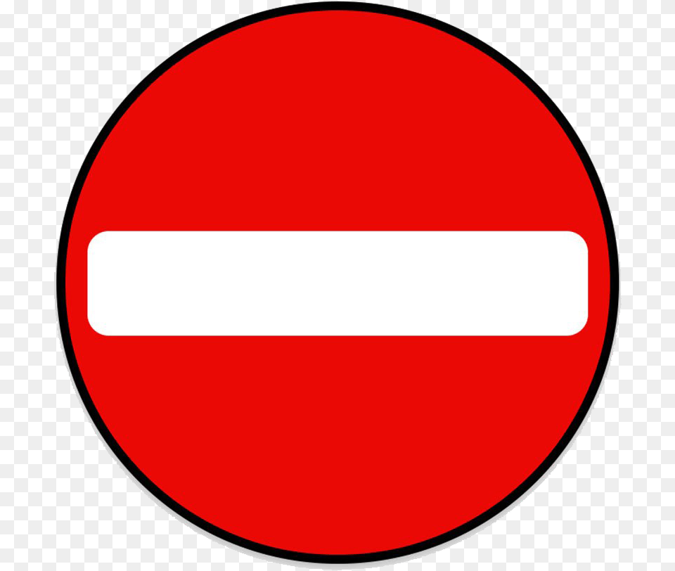 No Entry Sign No Entry Sign Clipart, Symbol, Road Sign, Disk Png