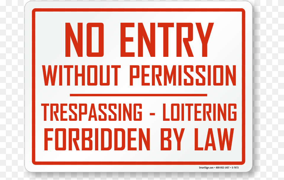 No Entry Without Permission Sign No Loitering, Symbol, Road Sign Png Image