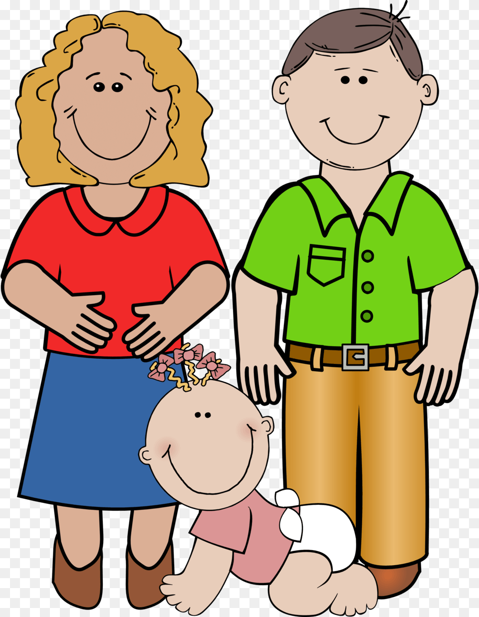No Family Cliparts, Baby, Person, Face, Head Free Transparent Png