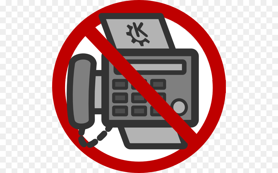 No Faxing Clip Art, Electronics, Phone, Ammunition, Grenade Png