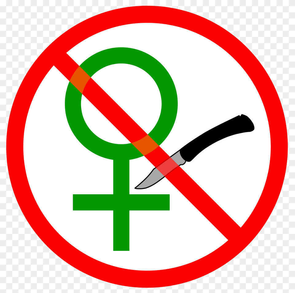 No Fgm Clipart, Sign, Symbol, Road Sign Free Png Download