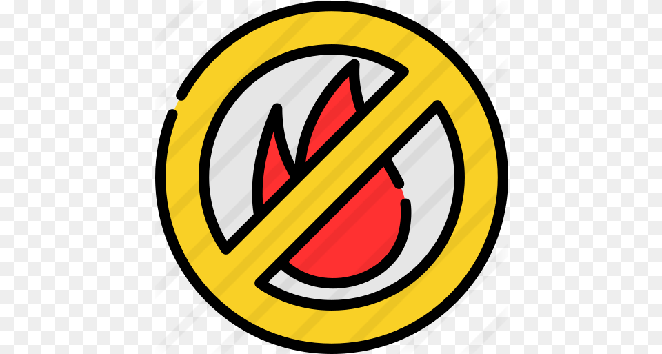 No Fire Signs Icons Icon, Logo, Sign, Symbol, Disk Free Png