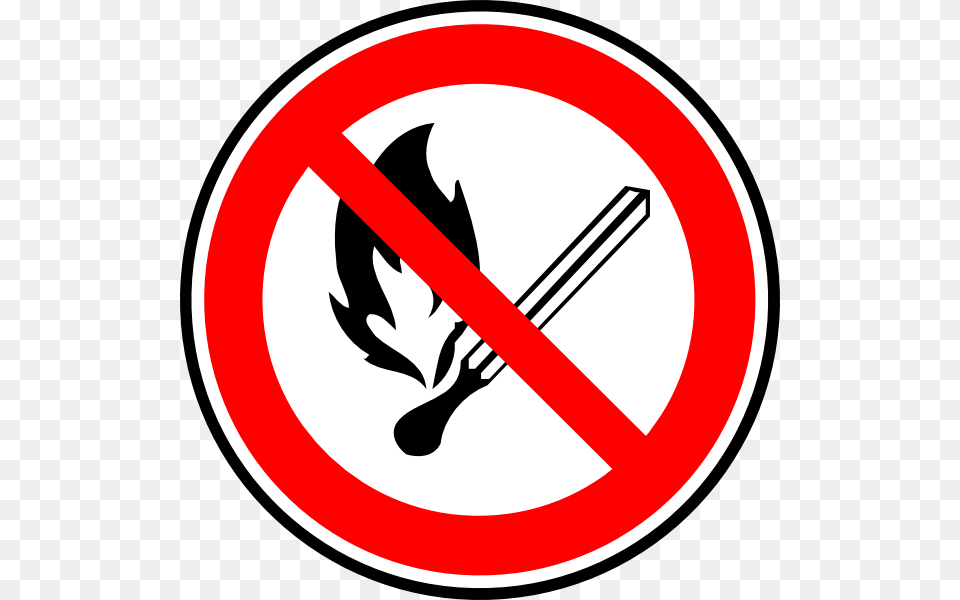 No Fire Or Flames Allowed Clip Art, Sign, Symbol, Road Sign Free Png