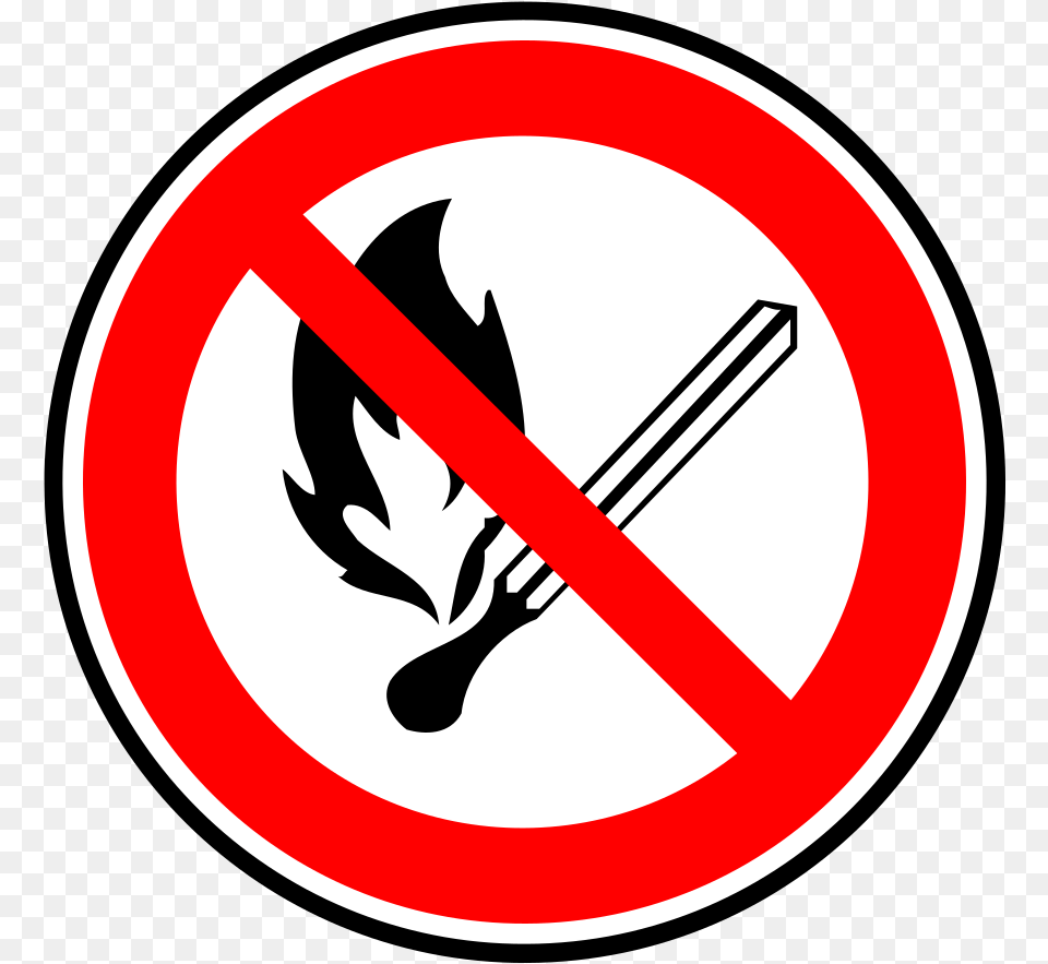 No Fire Or Flames Allowed Svg Clip Arts, Sign, Symbol, Road Sign Png Image
