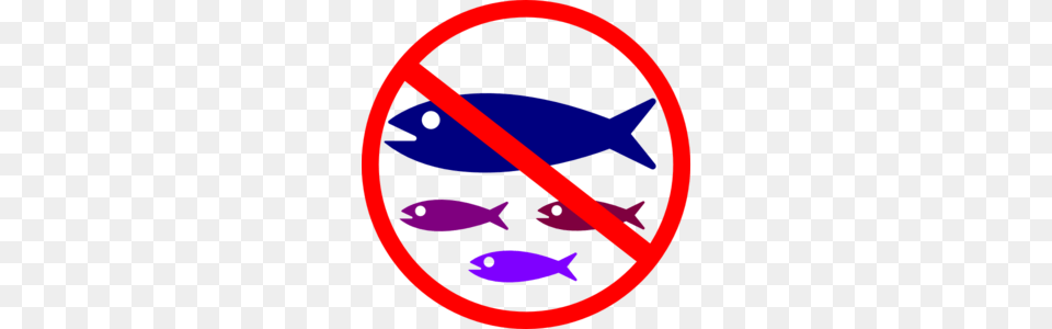 No Fishing Sign Clip Art, Animal, Fish, Sea Life, Symbol Free Png Download
