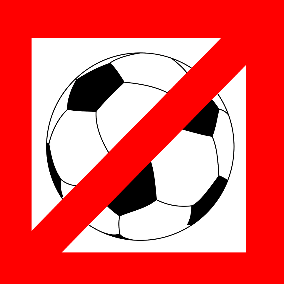No Football Clipart, Ball, Soccer, Soccer Ball, Sport Png Image