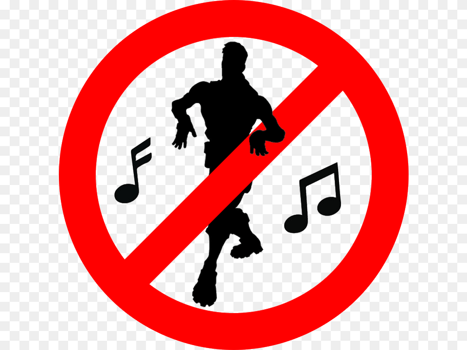 No Fortnite Dancing Sign, Symbol, Adult, Male, Man Png Image