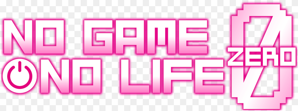 No Game Life The Movie Zero Netflix Vertical F Zero Logo, Purple, Text Free Png Download