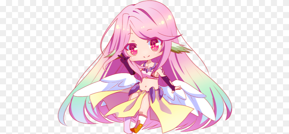 No Game No Life Jibril Chibi, Book, Comics, Publication, Adult Free Png Download