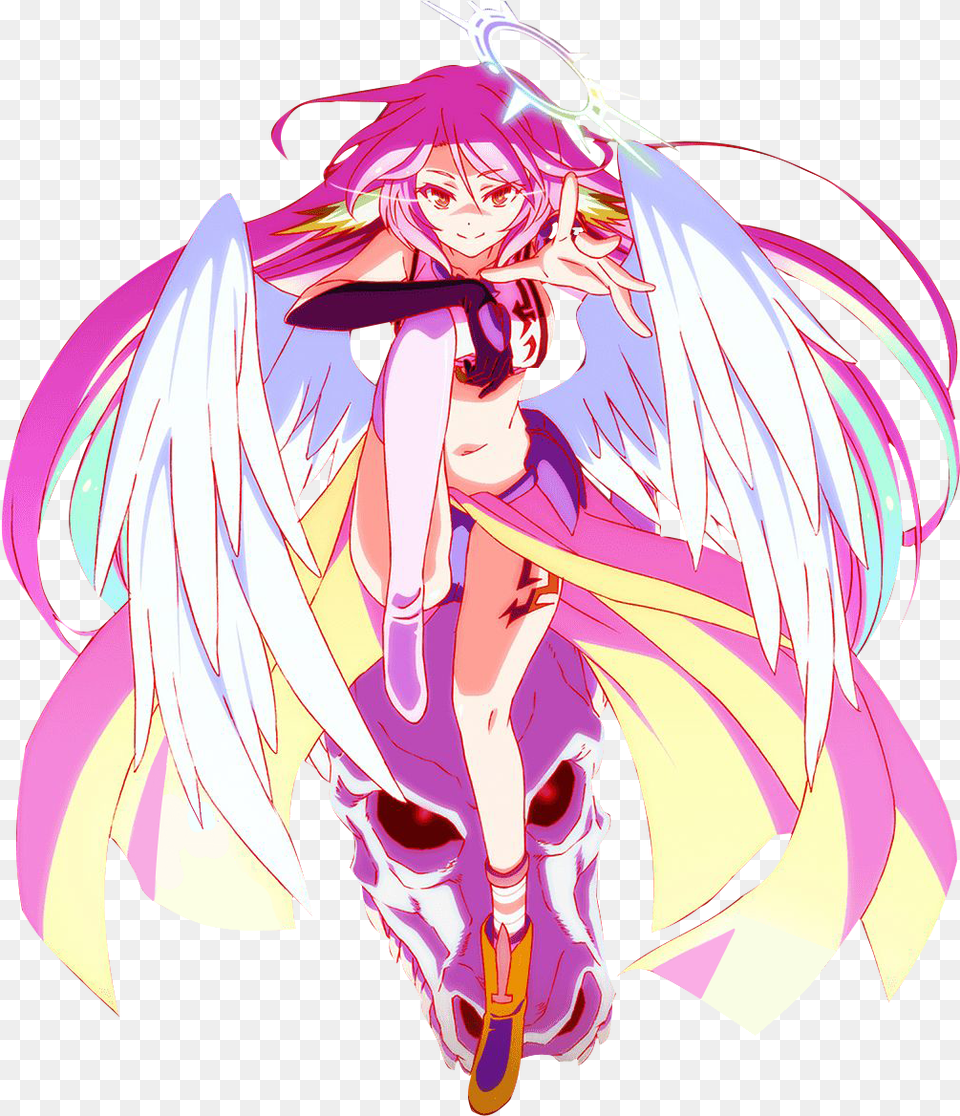 No Game No Life Jibril No Game No Life, Book, Comics, Publication, Adult Png