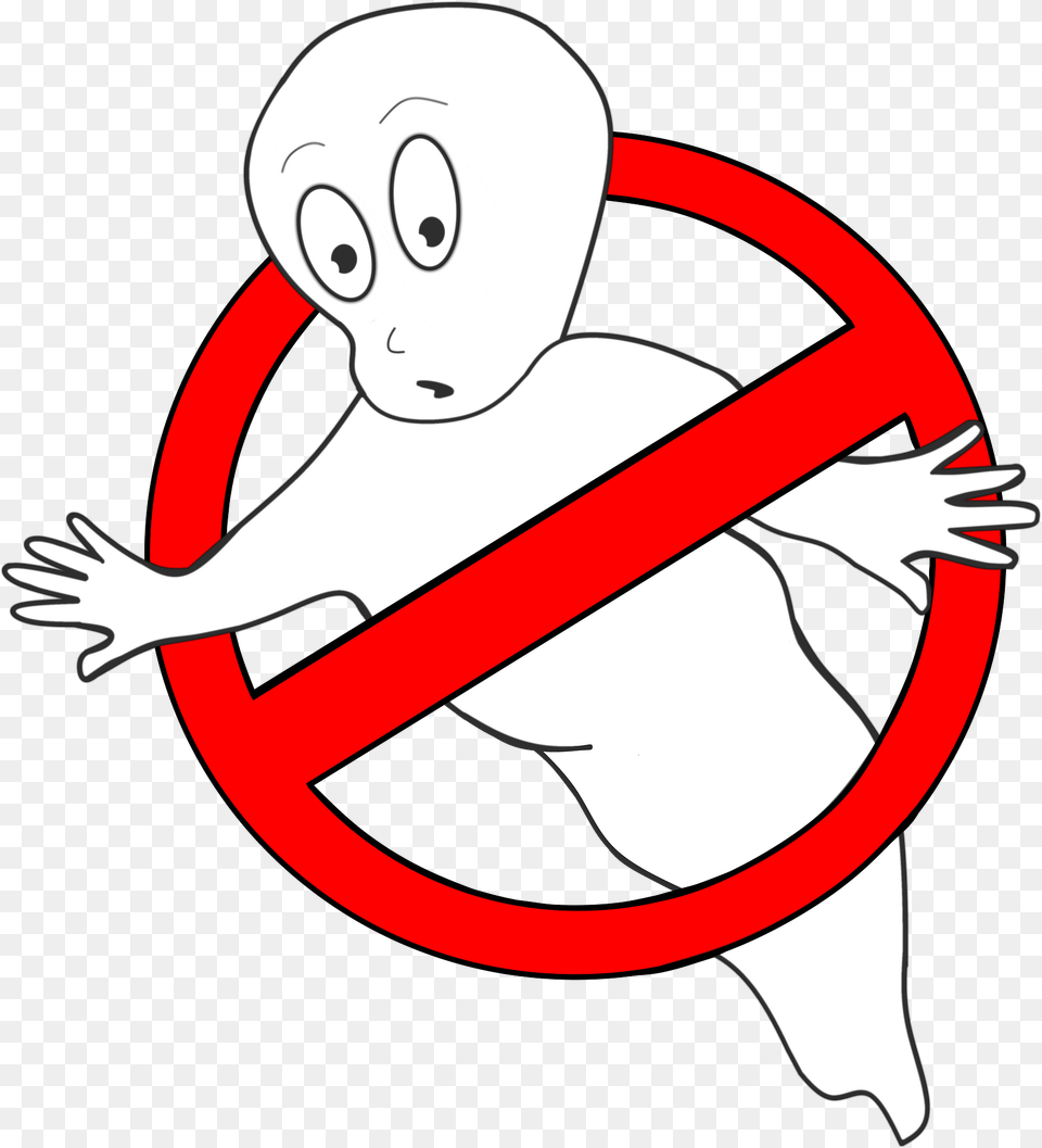 No Ghosts Sign Clipart, Symbol, Baby, Person, Face Free Png
