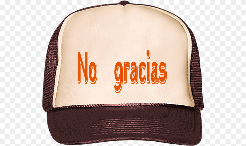 No Gracias Trucker Hat Baseball Cap, Baseball Cap, Clothing, Cushion, Home Decor Png Image