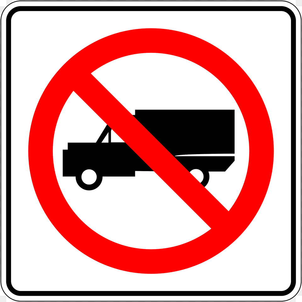 No Heavy Goods Vehicles Sign In Mexico Clipart, Symbol, Road Sign Free Png Download