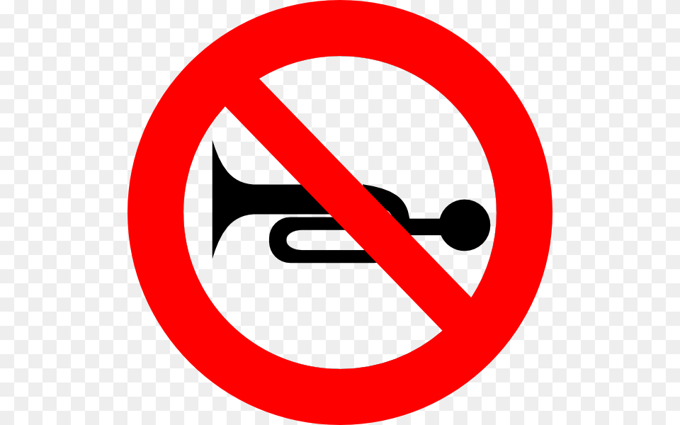 No Honking Clip Art, Sign, Symbol, Road Sign, Smoke Pipe Free Png Download