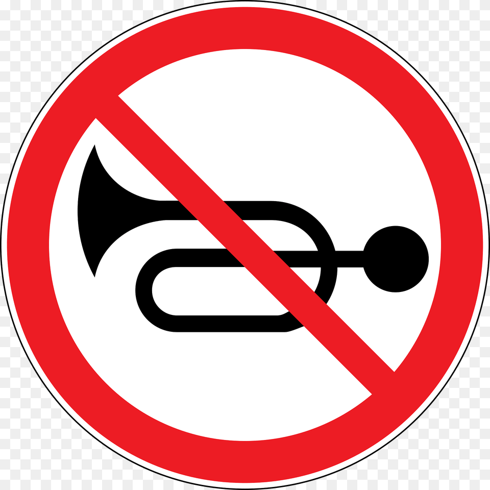 No Horns Or Excessive Motor Noise Sign In Moldova Clipart, Symbol, Road Sign Free Png