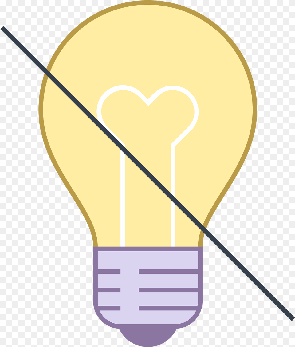 No Idea Icon Heart, Light, Lightbulb Png Image