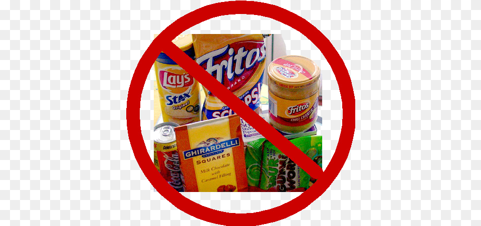 No Junk Food3 No To Junk Food, Snack, Can, Tin Free Transparent Png