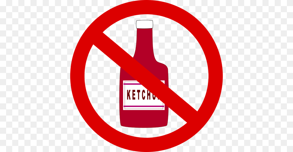 No Ketchup Vector Clip Art, Food Png