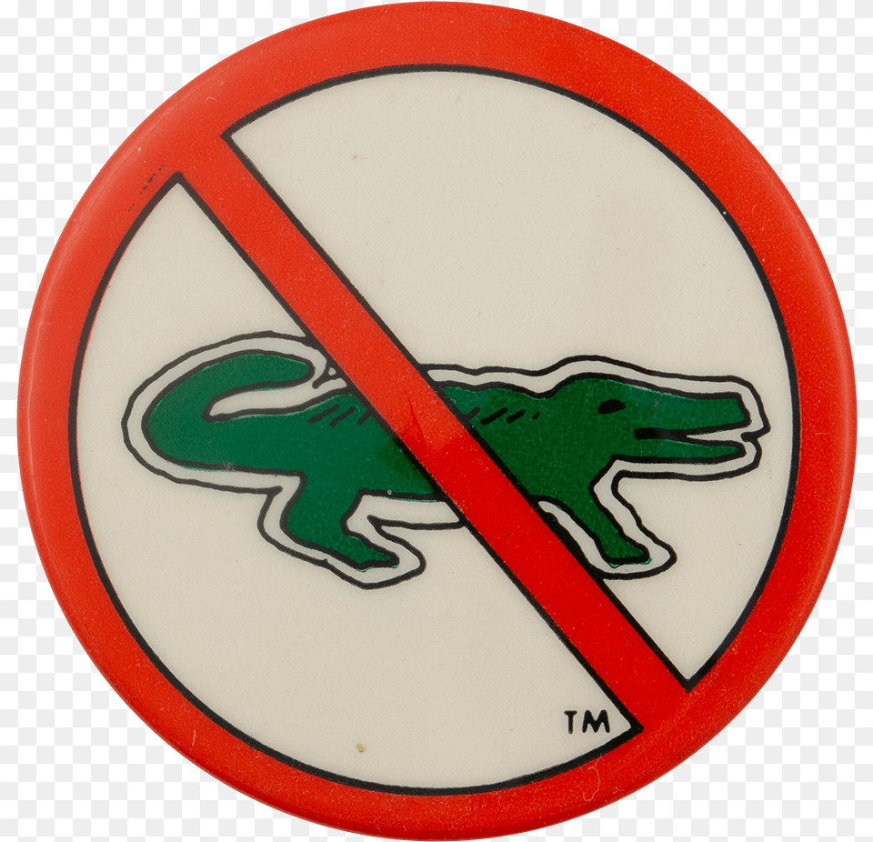 No Lacoste Crocodile Busy Beaver Button Museum National No Smoking Month 2019 Philippines, Sign, Symbol, Road Sign Free Png
