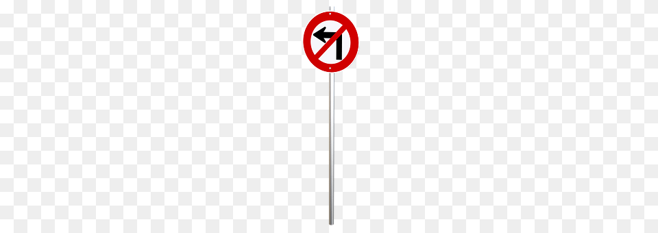 No Left Turn Sign, Symbol, Road Sign Png Image