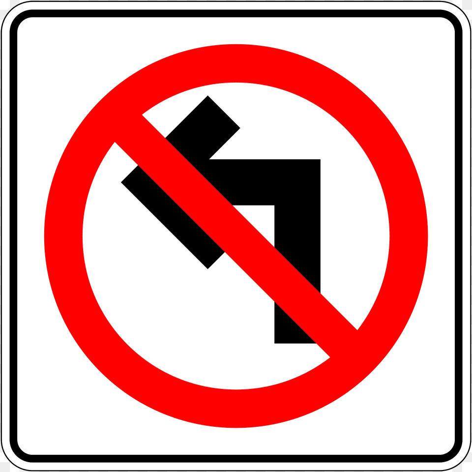 No Left Turn Sign In Mexico Clipart, Symbol, Road Sign, First Aid Png Image