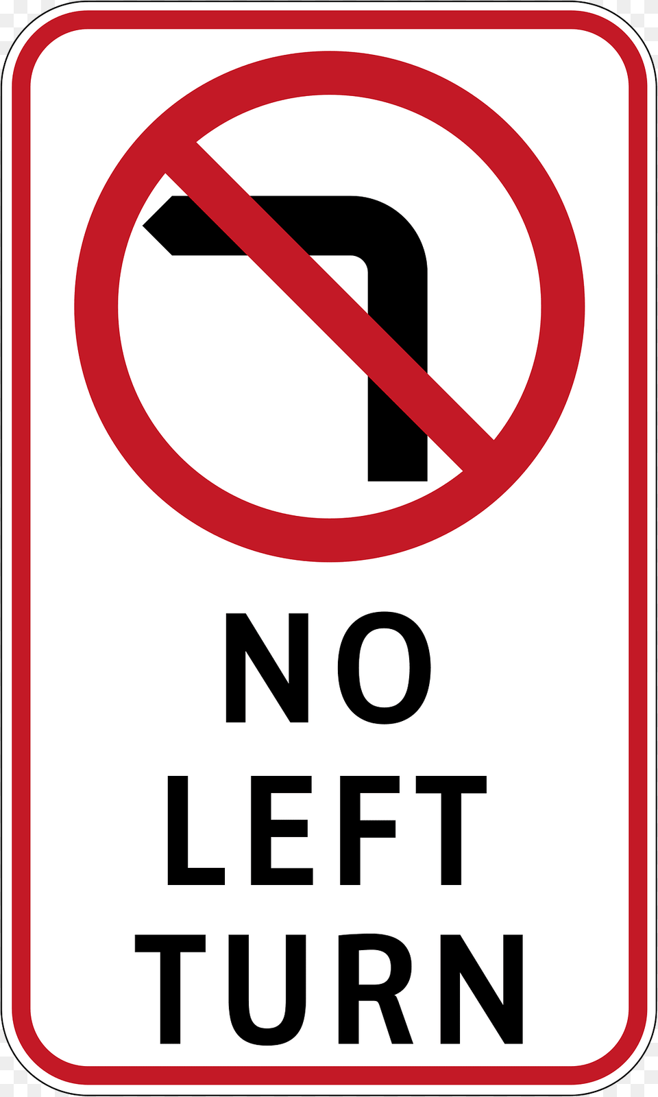 No Left Turn Sign In Philippines Clipart, Symbol, Road Sign, Mailbox Free Png Download