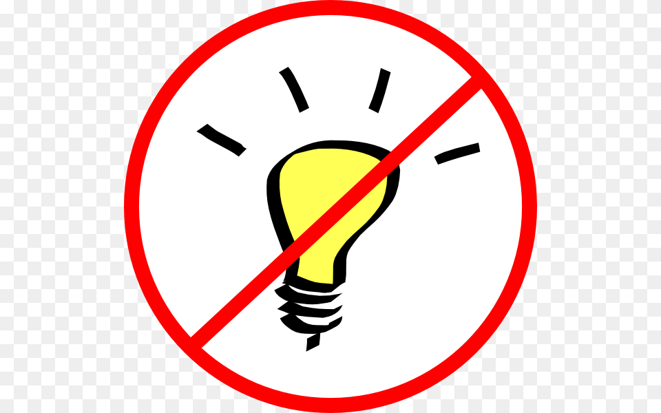 No Light Bulb Clip Art, Lightbulb, Disk Free Png