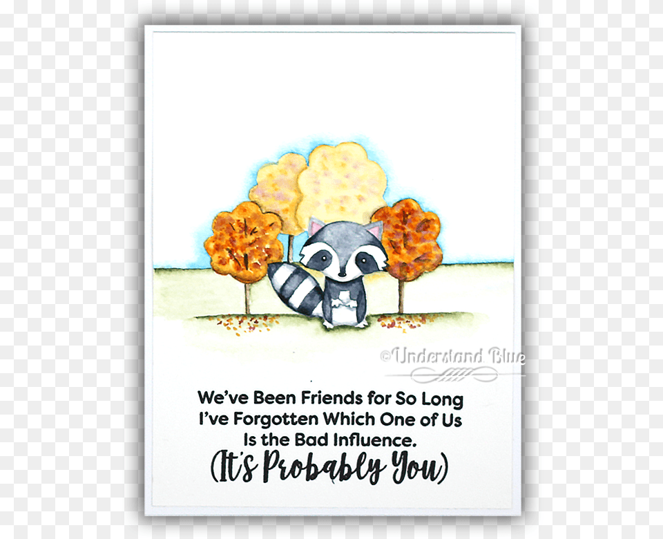 No Line Mft Watercolor Raccoon By Understand Blue Poster, Advertisement, Envelope, Greeting Card, Mail Png