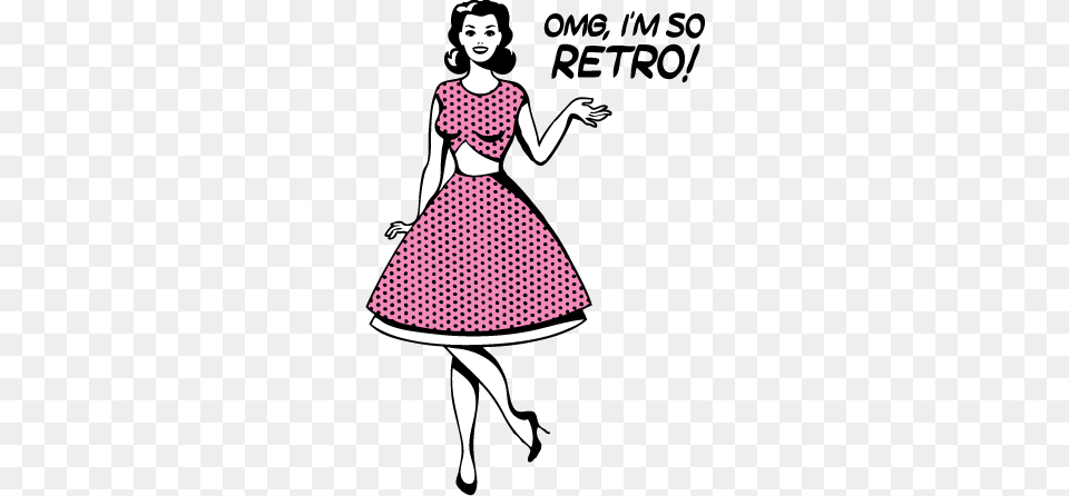 No Longer Modern And Not Quite Vintage The Retro Trend Women Of The 1960s By Sheila Hardy, Pattern, Adult, Person, Woman Png Image